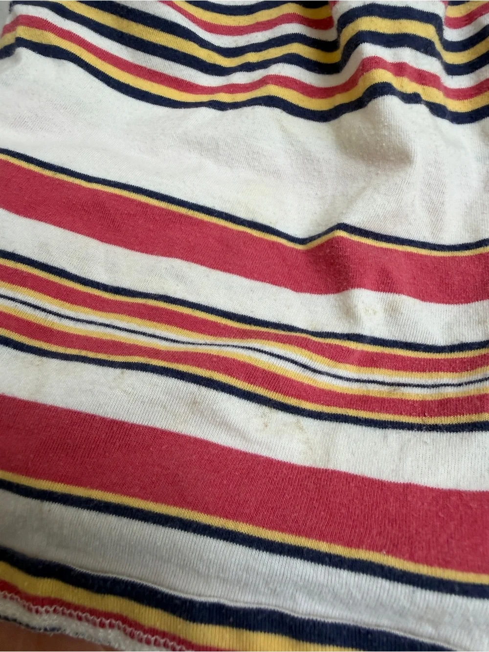 Ralph Lauren Girl 5 Cream Sundress Halter Sleevlees Dress Pink Multicolor Stripe